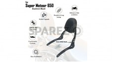 Royal Enfield Super Meteor 650 Rear Back Rest Black